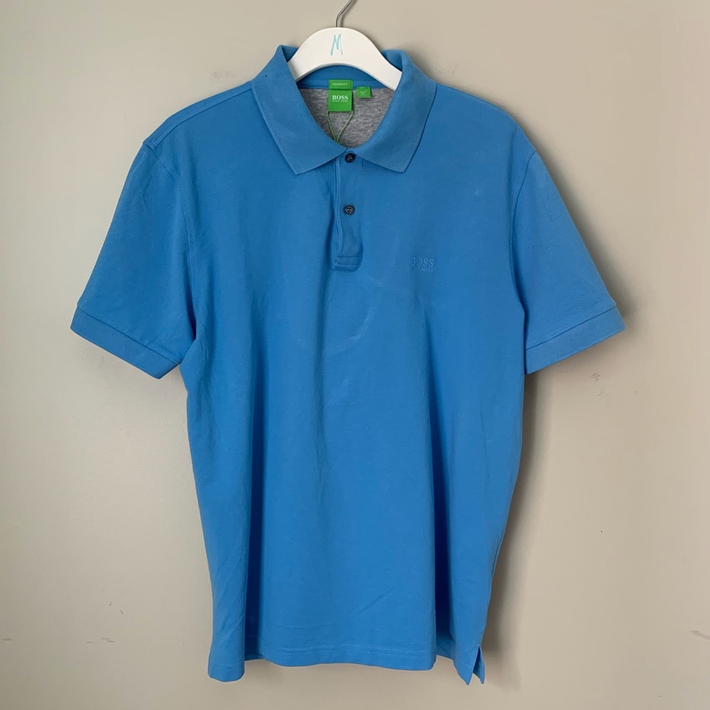 BOSS modern-fit polo shirt with logo embroidery - Picture 5 of 16